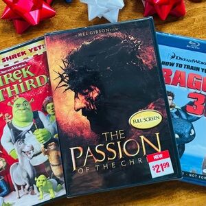 Unique Trio of Factory Sealed DVDs, Vintage. Enjoy for the Holidays!